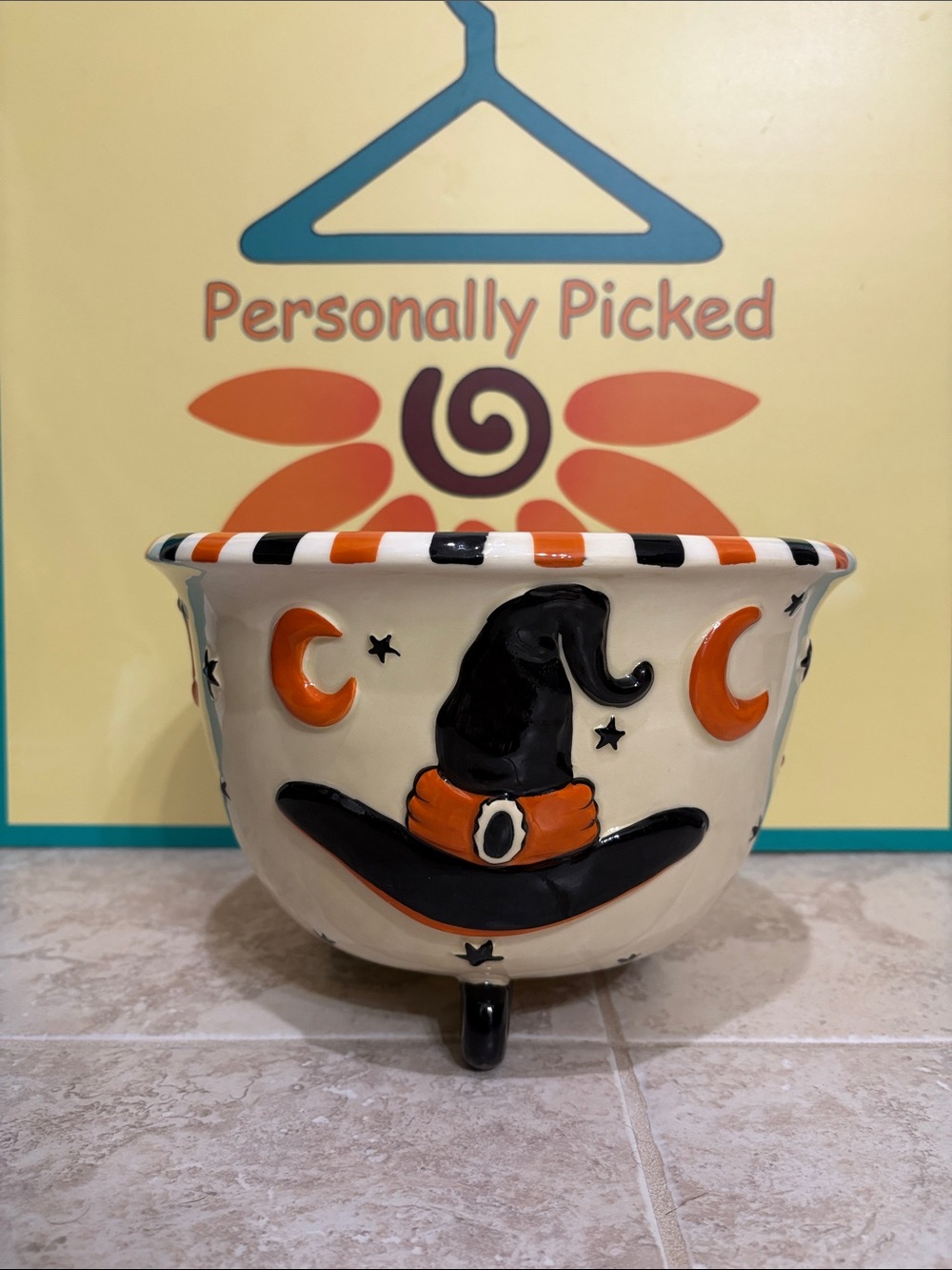 Blue Sky Clayworks “WITCH HAT” Candy Bowl